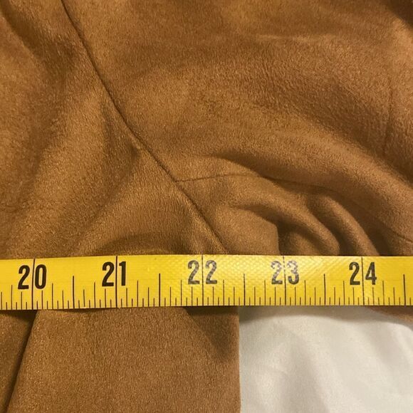 ❤️NWOT Gibson Latimer Faux Suede Open Waterfall Jacket - Picture 7 of 7